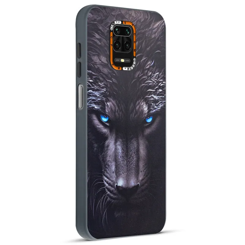 Dark Elegant Wild Creatures Printed Back Cases For Redmi Note 9 Pro