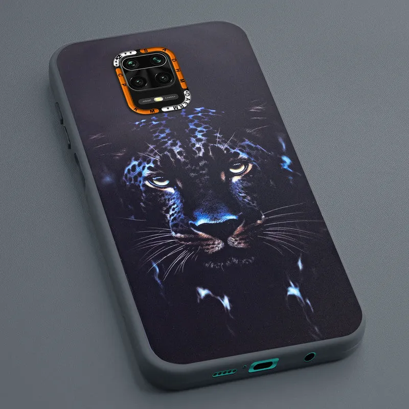 Dark Elegant Wild Creatures Printed Back Cases For Redmi Note 9 Pro