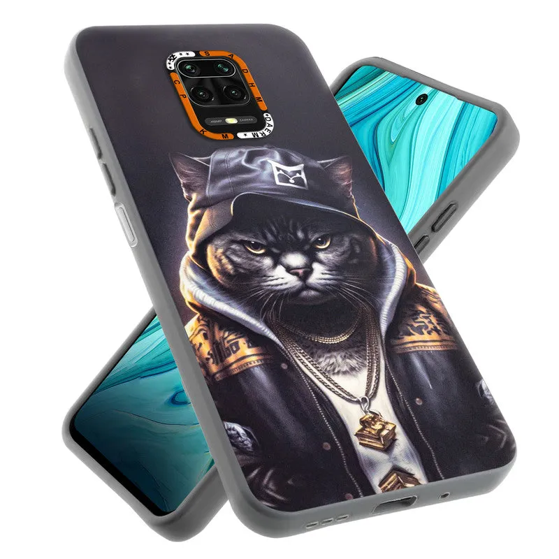 Dark Elegant Wild Creatures Printed Back Cases For Redmi Note 9 Pro