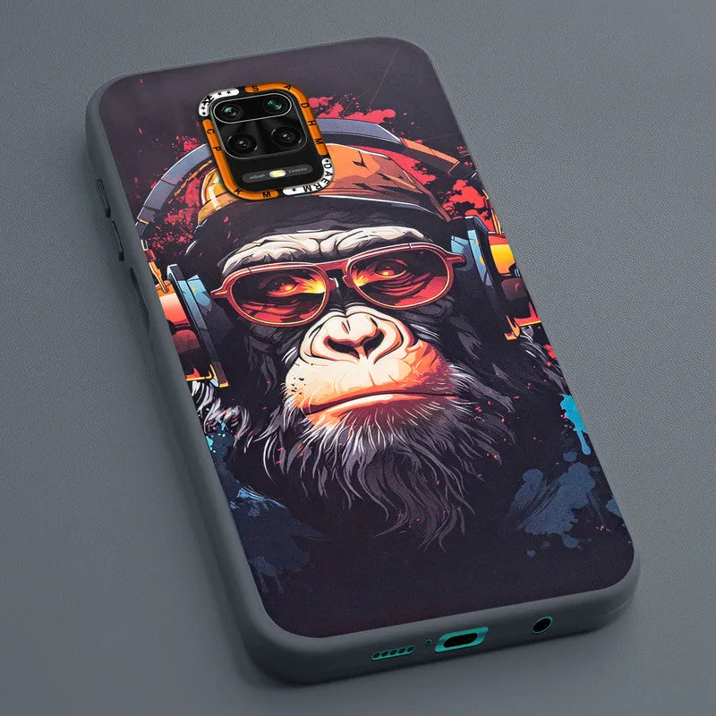 Dark Elegant Wild Creatures Printed Back Cases For Redmi Note 9 Pro