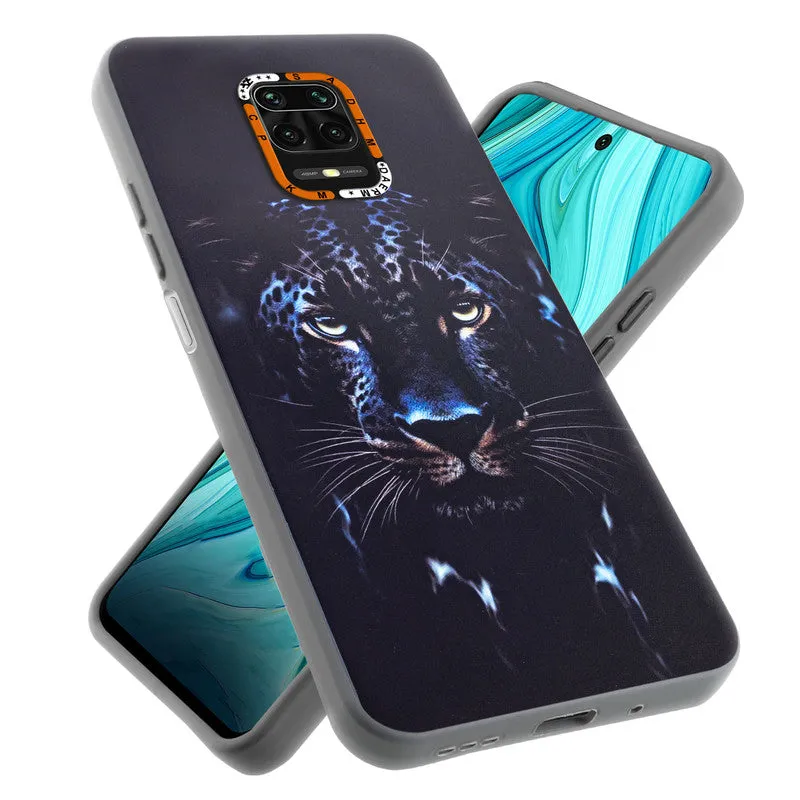 Dark Elegant Wild Creatures Printed Back Cases For Redmi Note 9 Pro