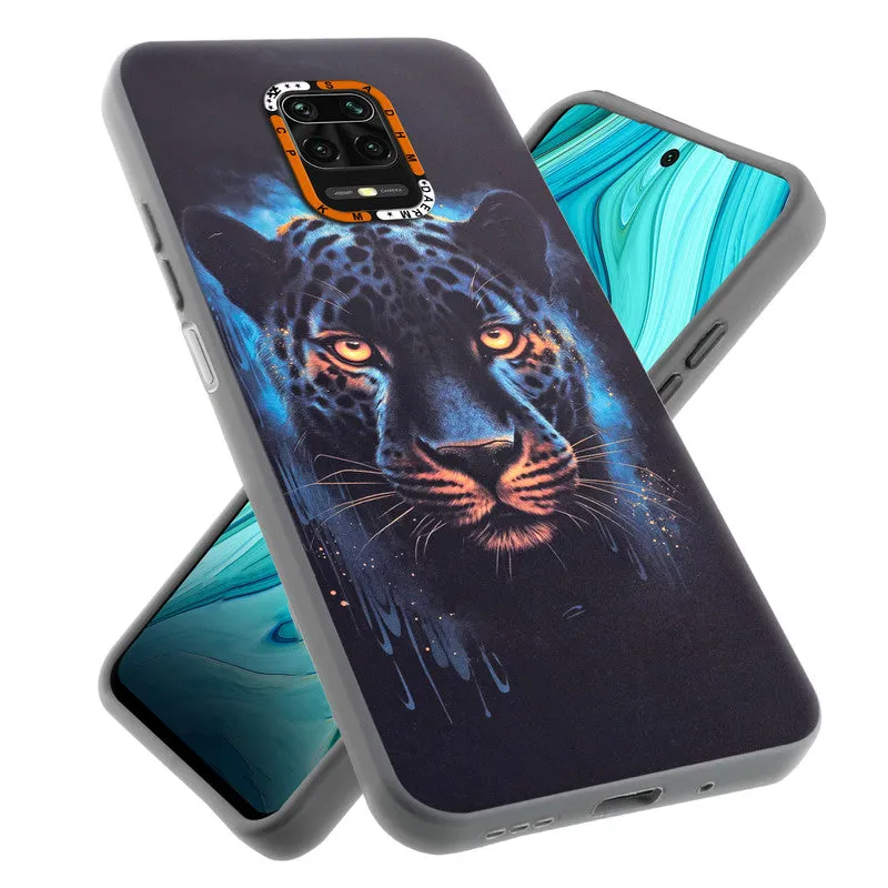 Dark Elegant Wild Creatures Printed Back Cases For Redmi Note 9 Pro