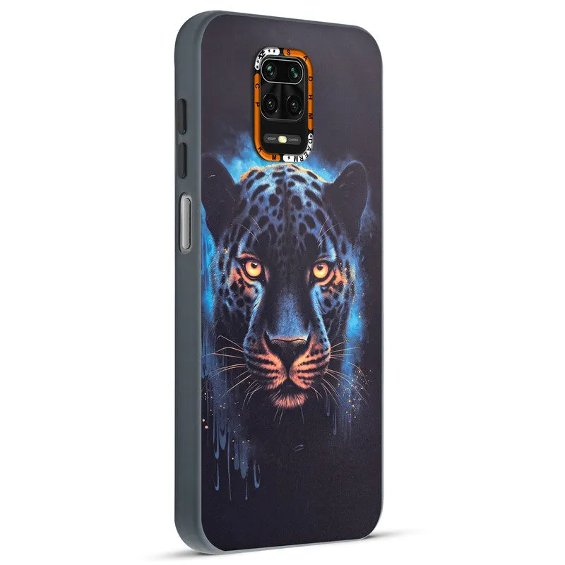 Dark Elegant Wild Creatures Printed Back Cases For Redmi Note 9 Pro