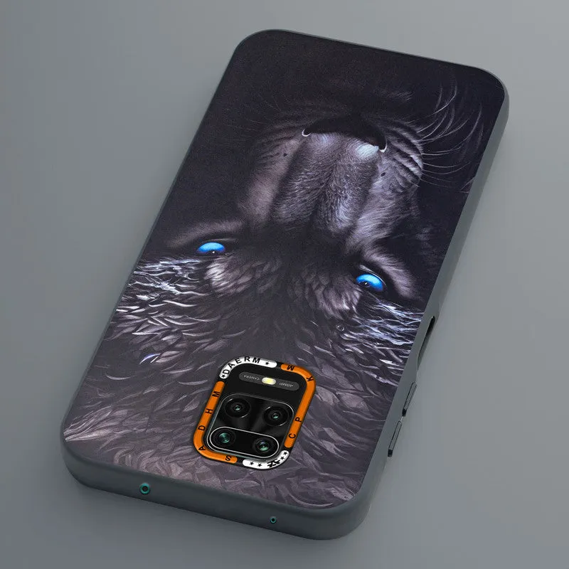 Dark Elegant Wild Creatures Printed Back Cases For Redmi Note 9 Pro