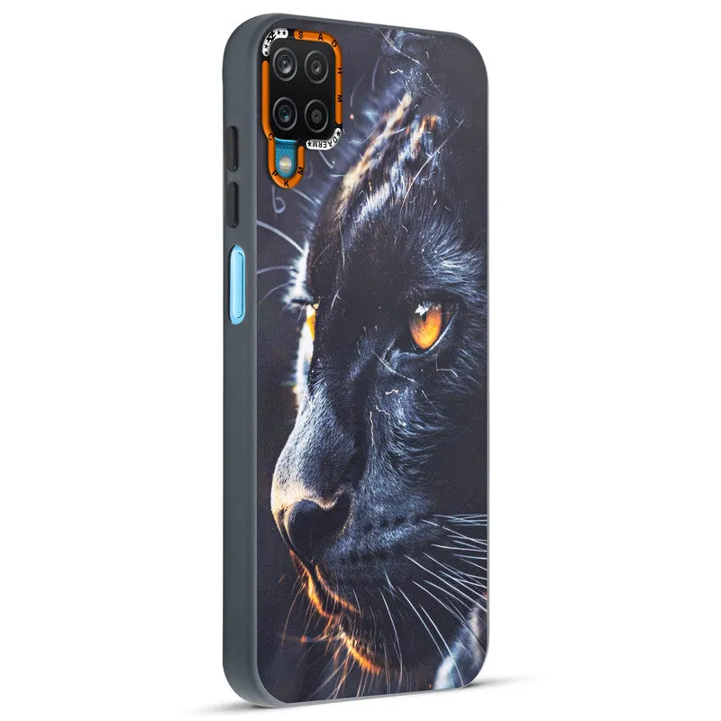 Dark Elegant Wild Creatures Printed Back Cases For Samsung A12
