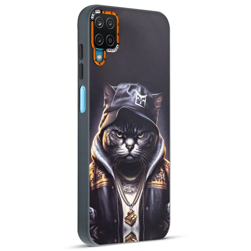 Dark Elegant Wild Creatures Printed Back Cases For Samsung A12