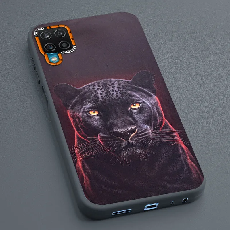 Dark Elegant Wild Creatures Printed Back Cases For Samsung A12