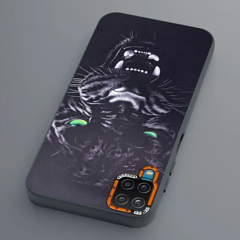 Dark Elegant Wild Creatures Printed Back Cases For Samsung A12