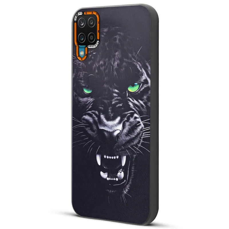 Dark Elegant Wild Creatures Printed Back Cases For Samsung A12