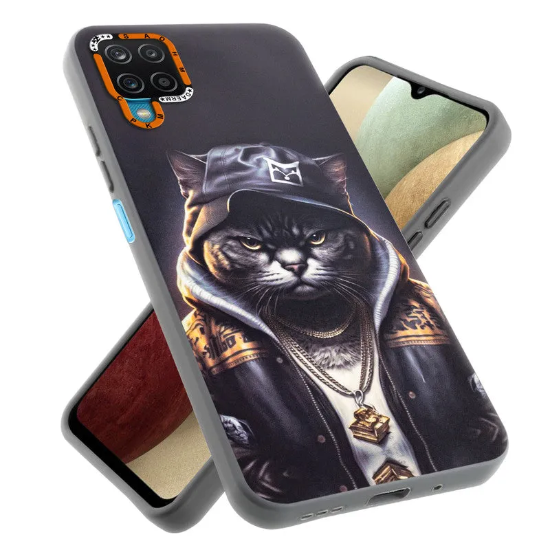 Dark Elegant Wild Creatures Printed Back Cases For Samsung A12