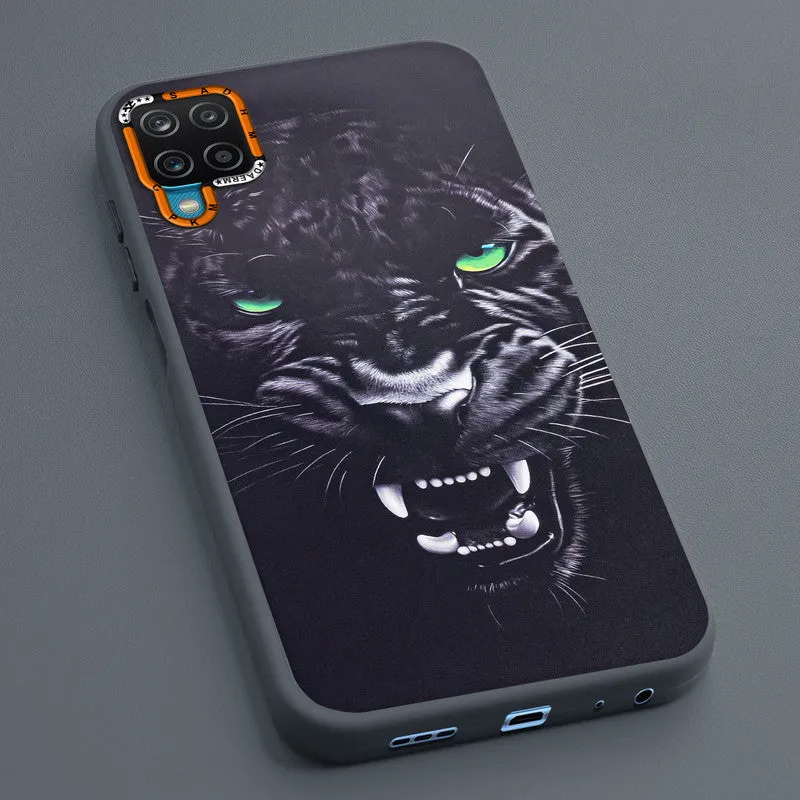 Dark Elegant Wild Creatures Printed Back Cases For Samsung A12