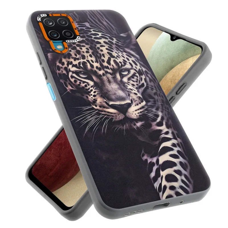 Dark Elegant Wild Creatures Printed Back Cases For Samsung A12