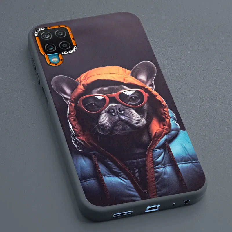 Dark Elegant Wild Creatures Printed Back Cases For Samsung A12