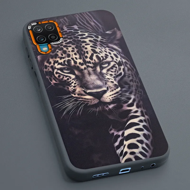 Dark Elegant Wild Creatures Printed Back Cases For Samsung A12