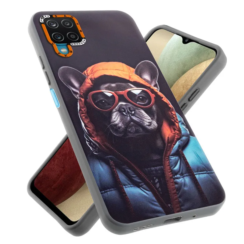 Dark Elegant Wild Creatures Printed Back Cases For Samsung A12