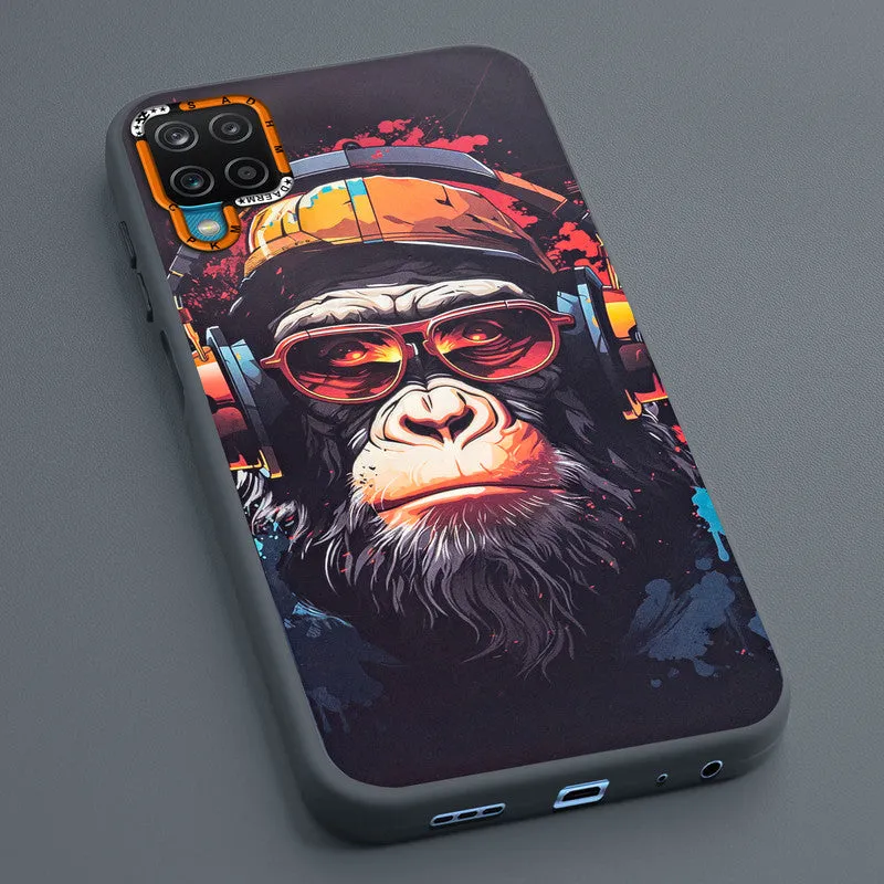 Dark Elegant Wild Creatures Printed Back Cases For Samsung A12