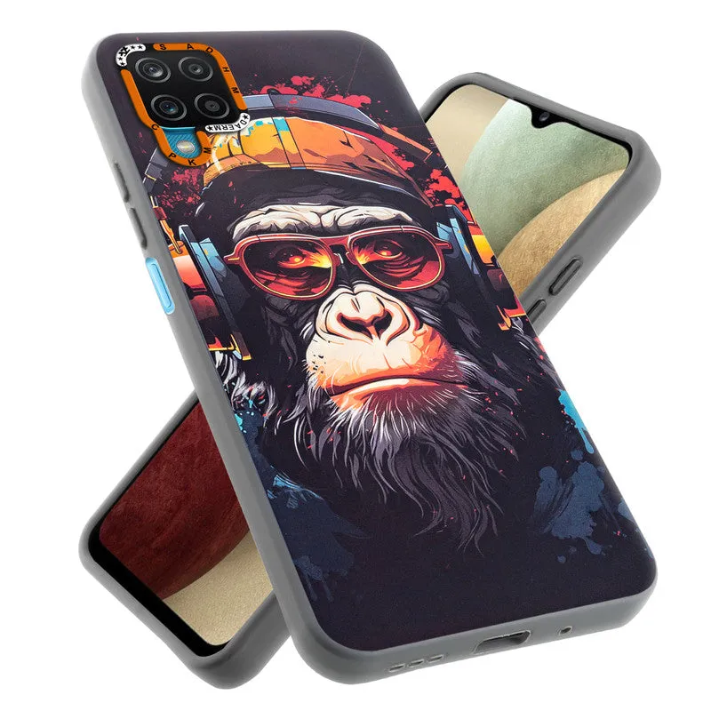 Dark Elegant Wild Creatures Printed Back Cases For Samsung A12