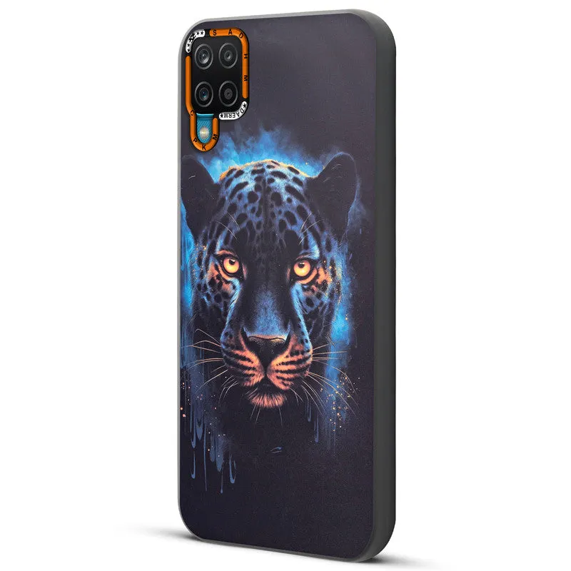 Dark Elegant Wild Creatures Printed Back Cases For Samsung A12