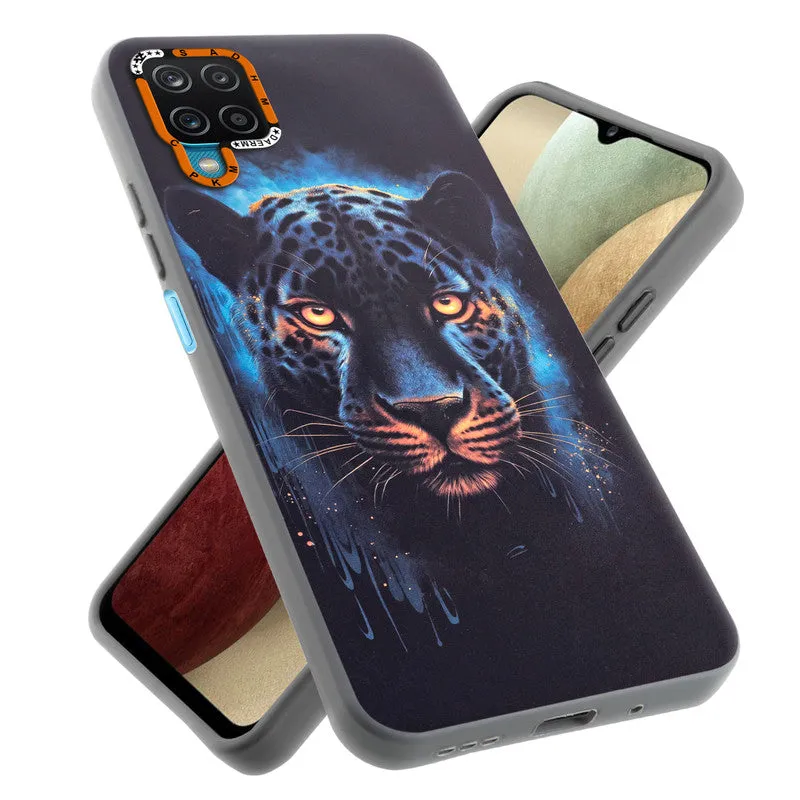 Dark Elegant Wild Creatures Printed Back Cases For Samsung A12