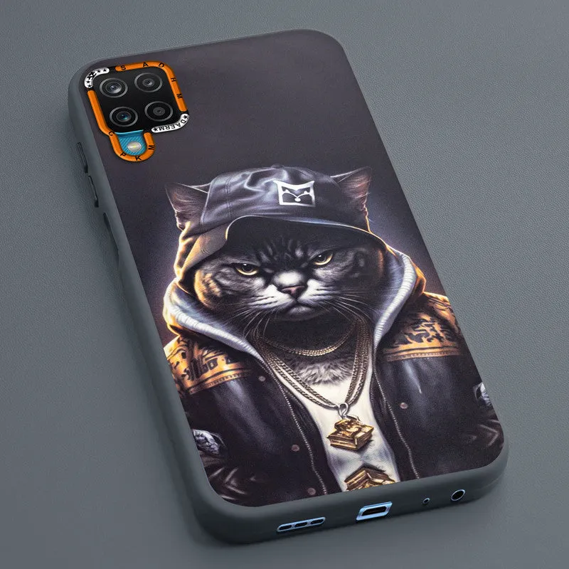 Dark Elegant Wild Creatures Printed Back Cases For Samsung A12