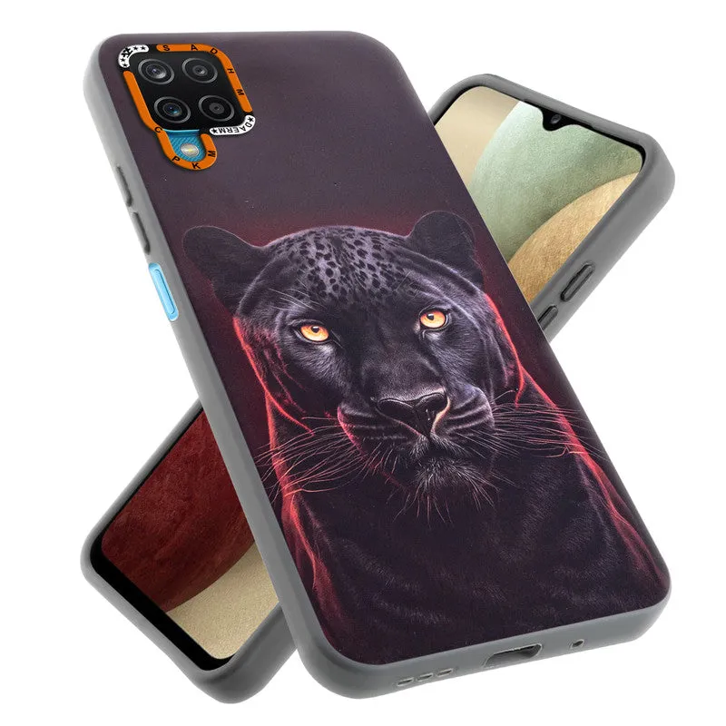 Dark Elegant Wild Creatures Printed Back Cases For Samsung A12