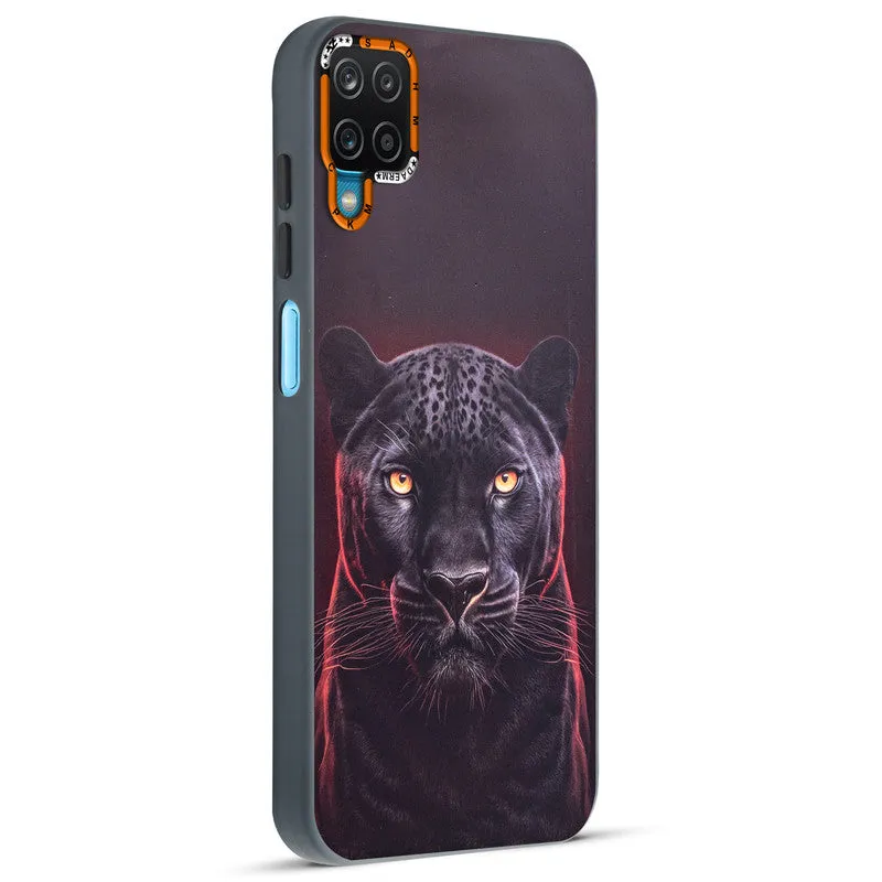 Dark Elegant Wild Creatures Printed Back Cases For Samsung A12
