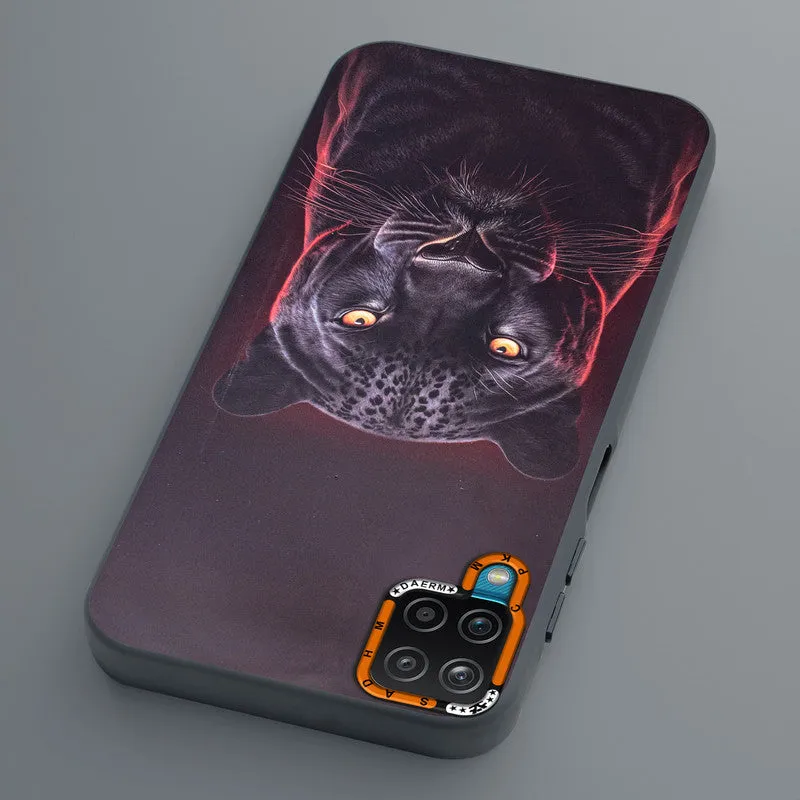 Dark Elegant Wild Creatures Printed Back Cases For Samsung A12