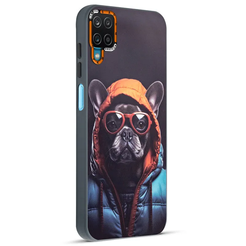Dark Elegant Wild Creatures Printed Back Cases For Samsung A12