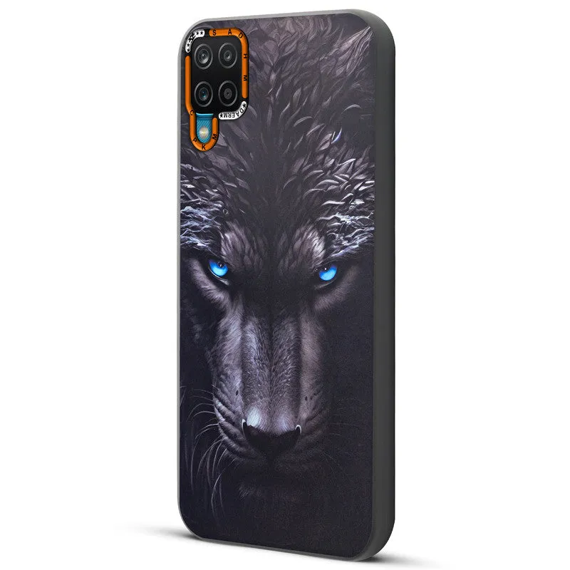 Dark Elegant Wild Creatures Printed Back Cases For Samsung A12