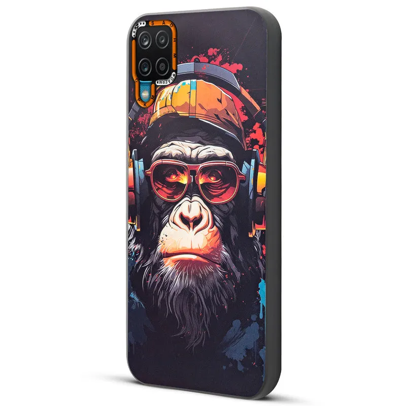 Dark Elegant Wild Creatures Printed Back Cases For Samsung A12