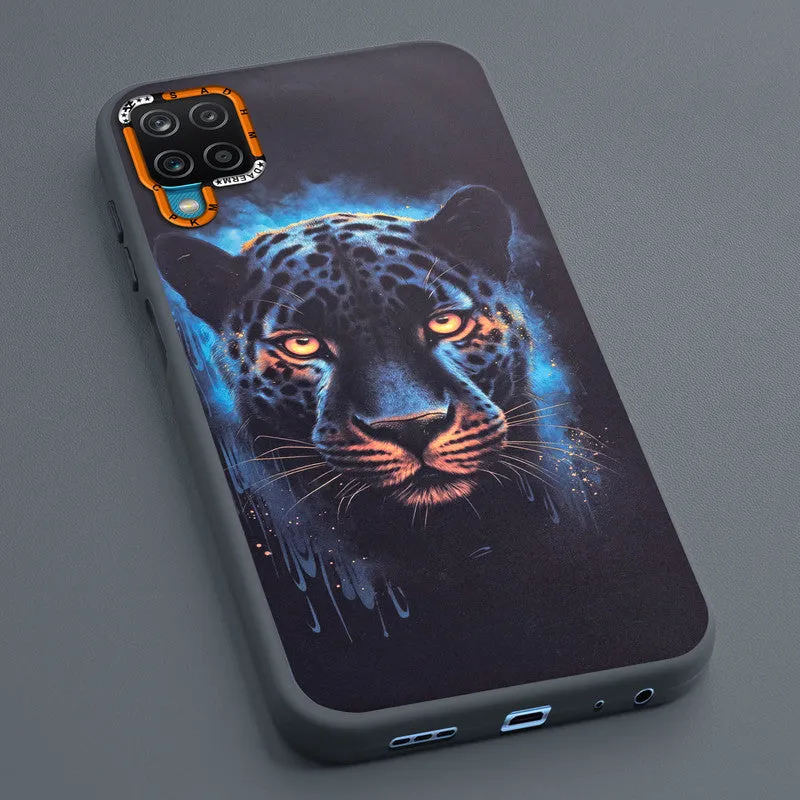 Dark Elegant Wild Creatures Printed Back Cases For Samsung A12