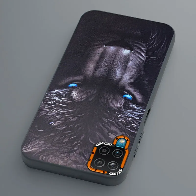 Dark Elegant Wild Creatures Printed Back Cases For Samsung A12