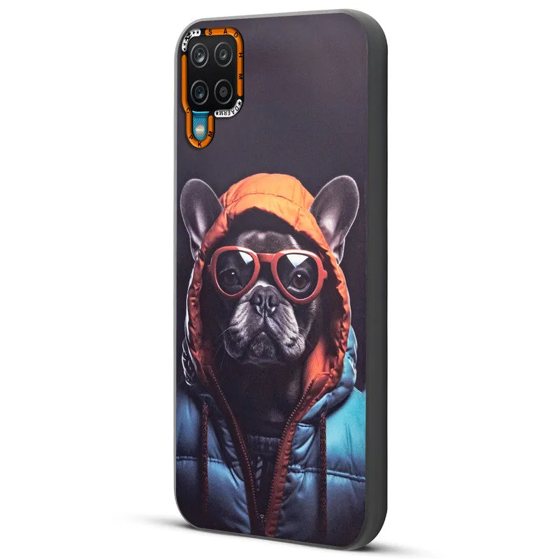 Dark Elegant Wild Creatures Printed Back Cases For Samsung A12