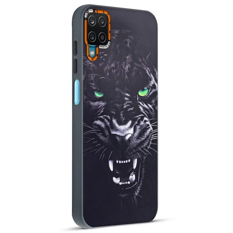 Dark Elegant Wild Creatures Printed Back Cases For Samsung A12
