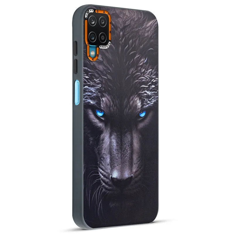 Dark Elegant Wild Creatures Printed Back Cases For Samsung A12