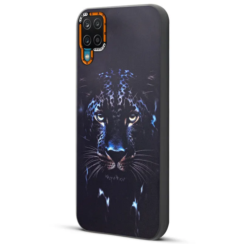 Dark Elegant Wild Creatures Printed Back Cases For Samsung A12