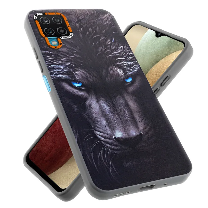 Dark Elegant Wild Creatures Printed Back Cases For Samsung A12