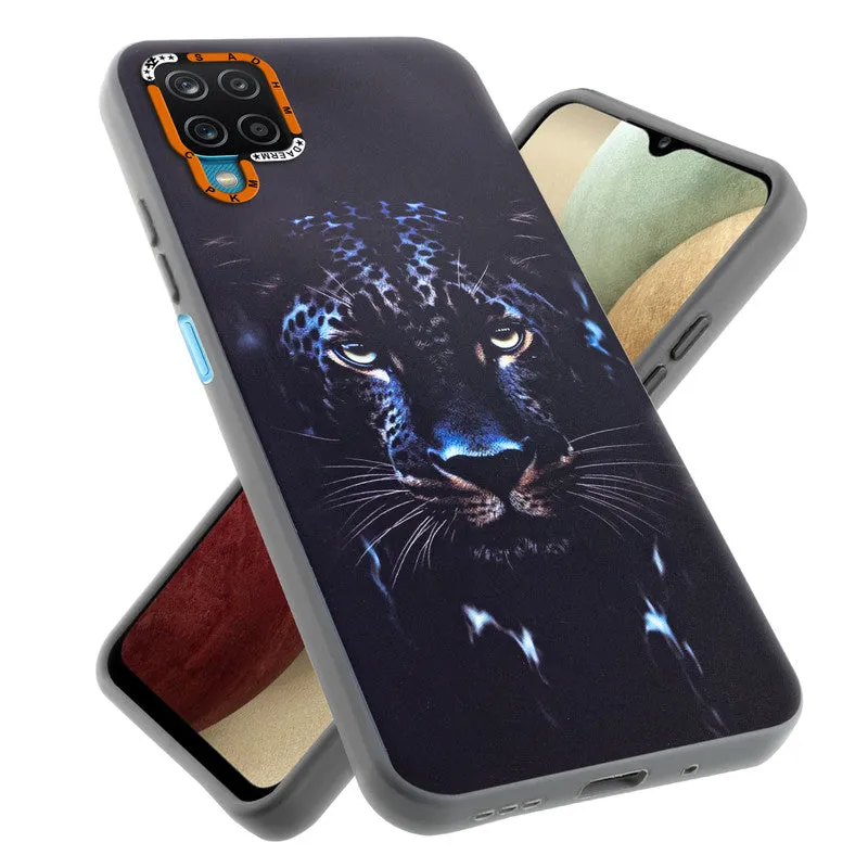 Dark Elegant Wild Creatures Printed Back Cases For Samsung A12