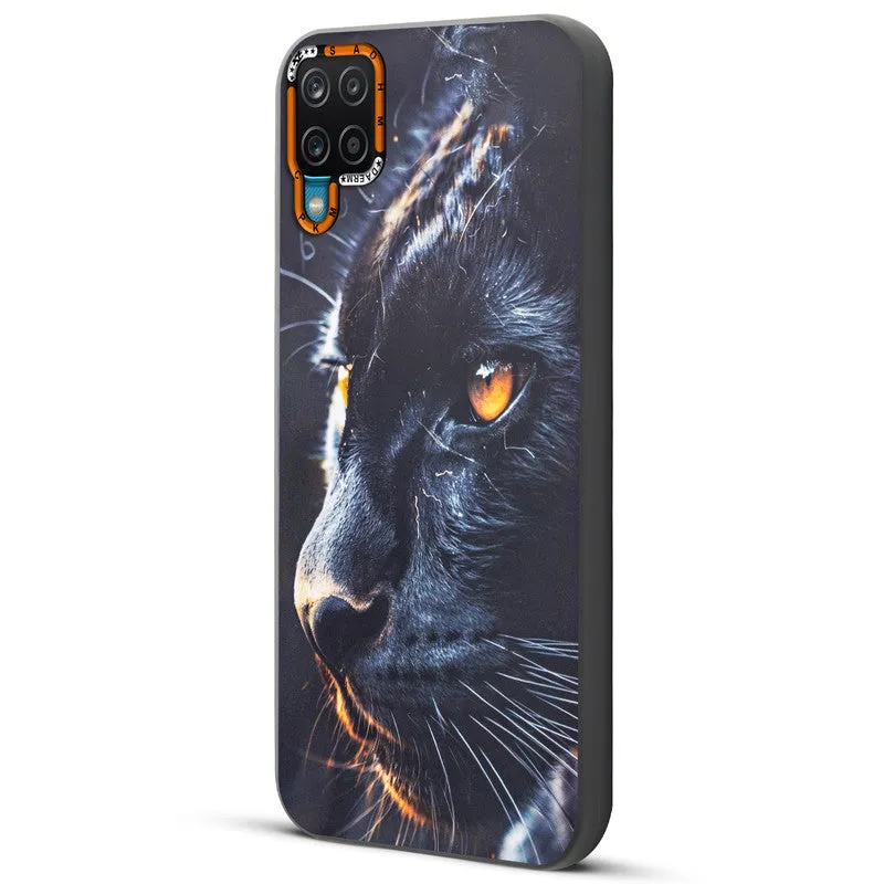 Dark Elegant Wild Creatures Printed Back Cases For Samsung A12