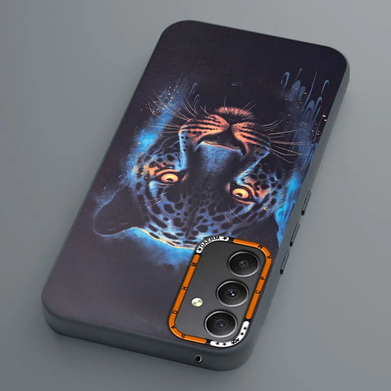 Dark Elegant Wild Creatures Printed Back Cases For Samsung A34 5G