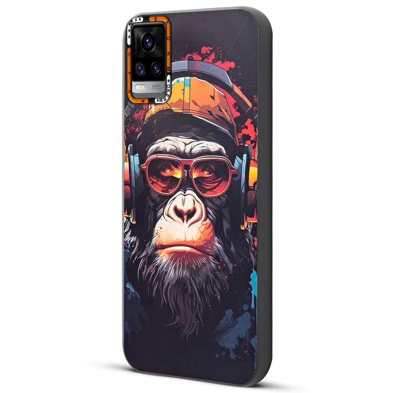 Dark Elegant Wild Creatures Printed Back Cases For Vivo V20