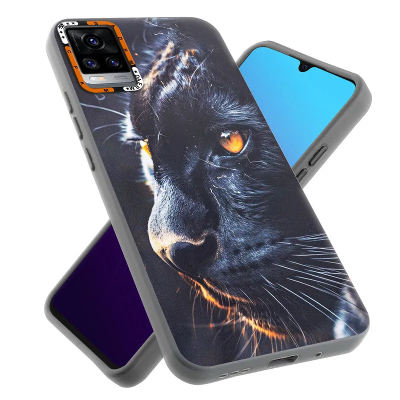 Dark Elegant Wild Creatures Printed Back Cases For Vivo V20