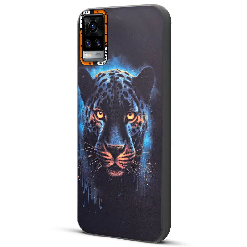 Dark Elegant Wild Creatures Printed Back Cases For Vivo V20