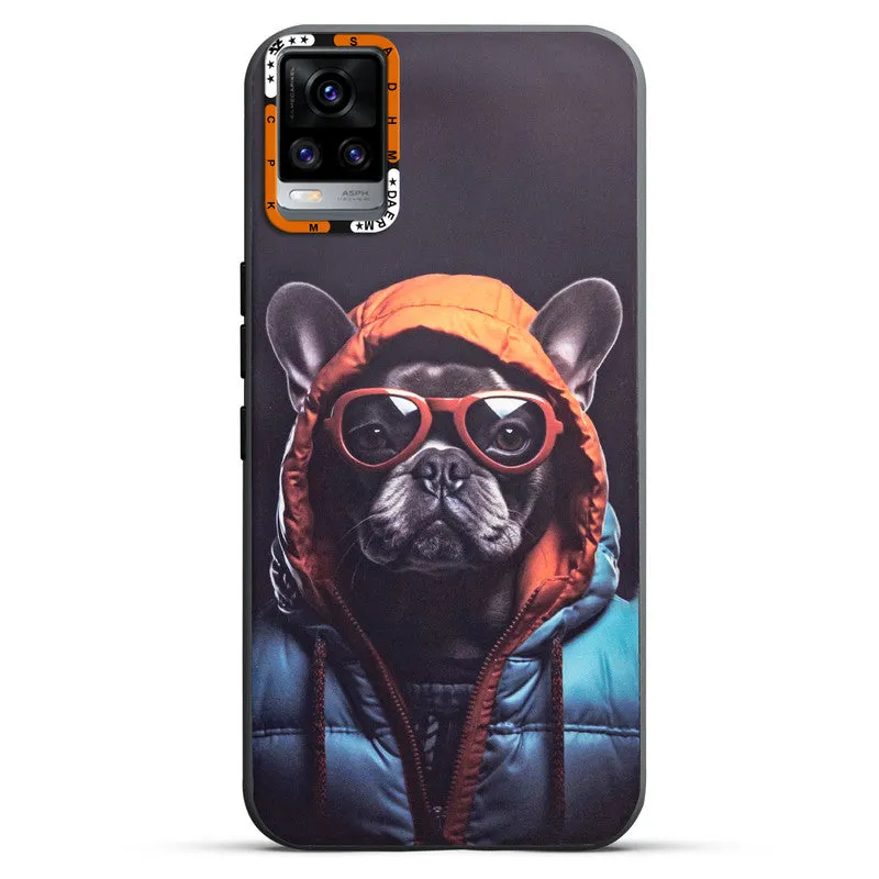 Dark Elegant Wild Creatures Printed Back Cases For Vivo V20