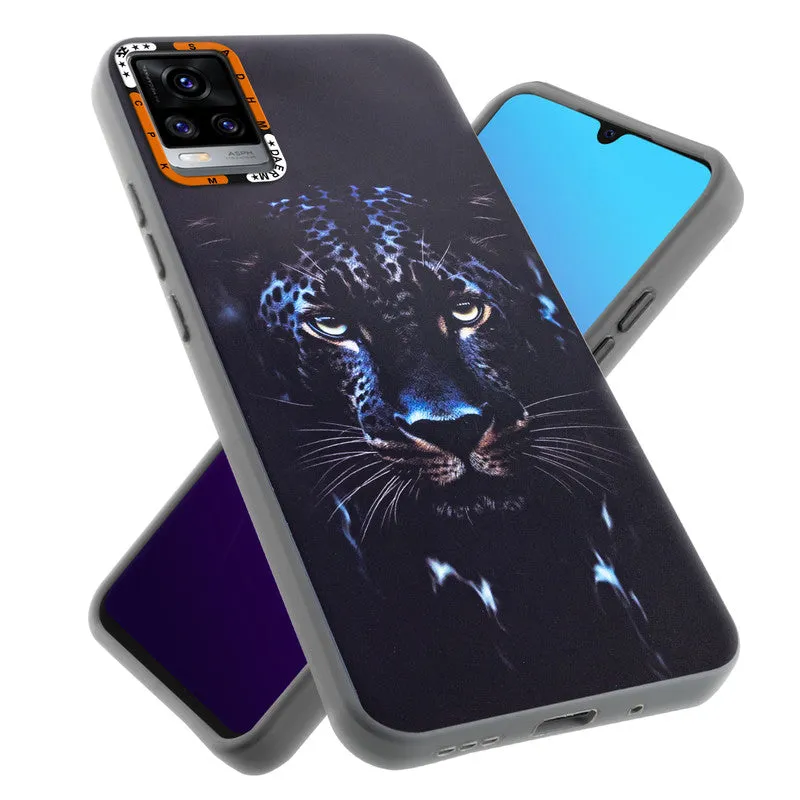 Dark Elegant Wild Creatures Printed Back Cases For Vivo V20