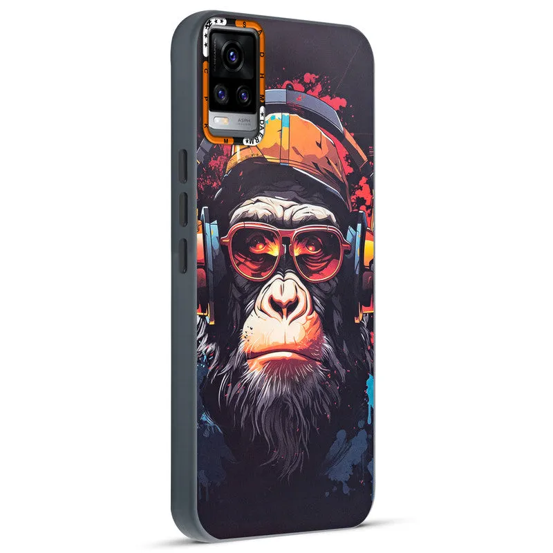 Dark Elegant Wild Creatures Printed Back Cases For Vivo V20