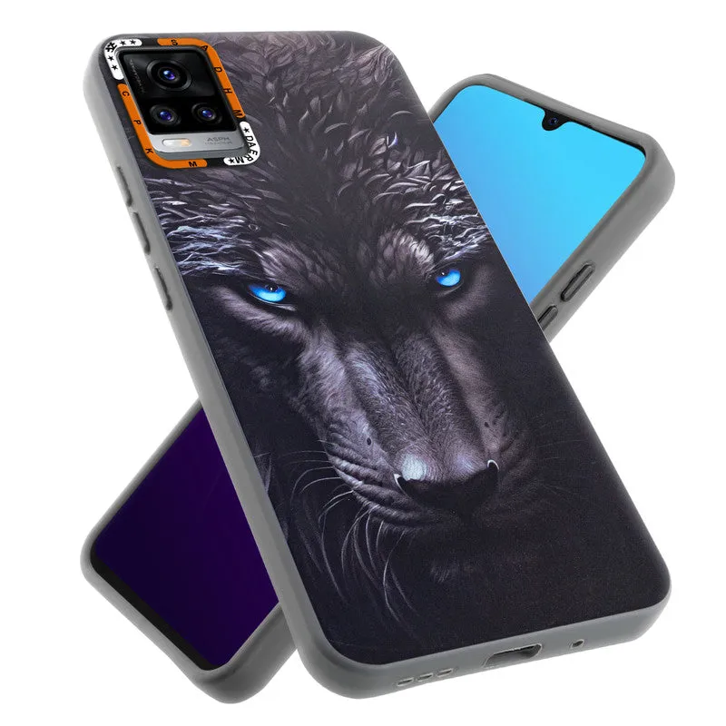 Dark Elegant Wild Creatures Printed Back Cases For Vivo V20