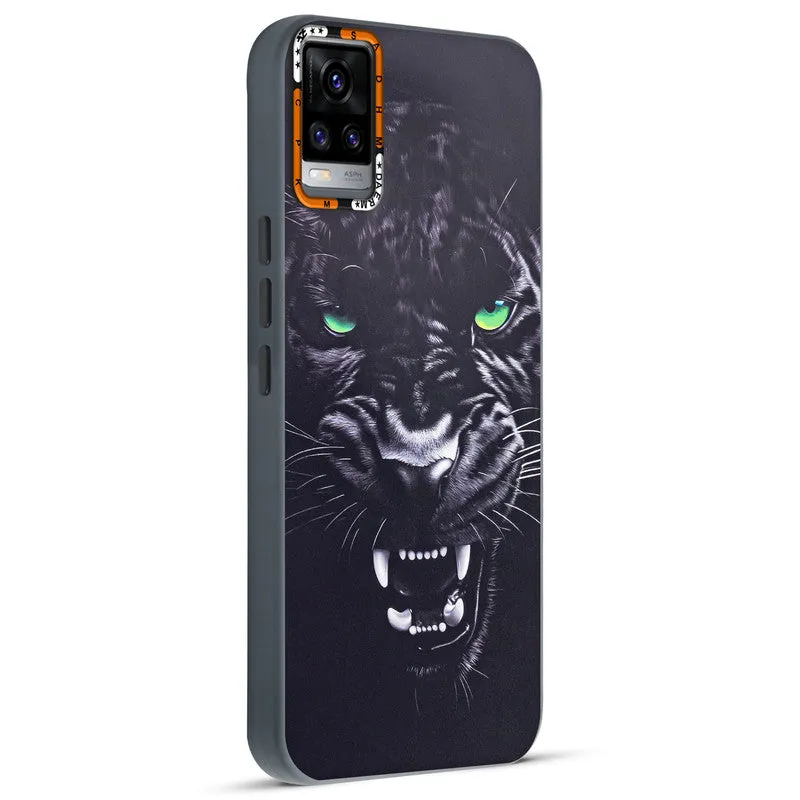 Dark Elegant Wild Creatures Printed Back Cases For Vivo V20