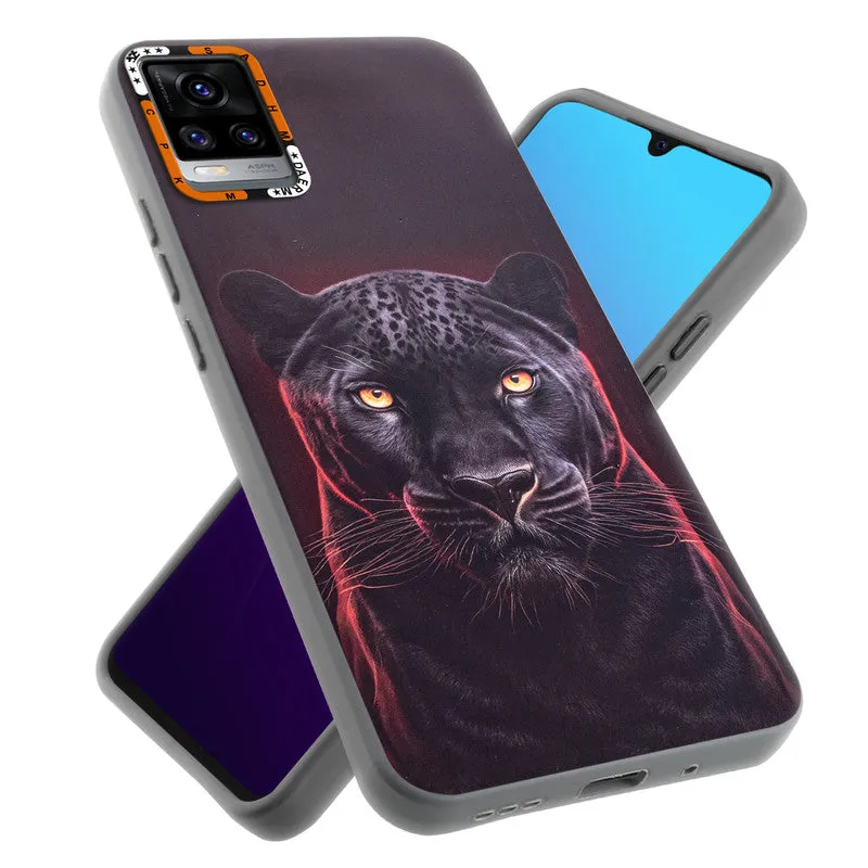 Dark Elegant Wild Creatures Printed Back Cases For Vivo V20