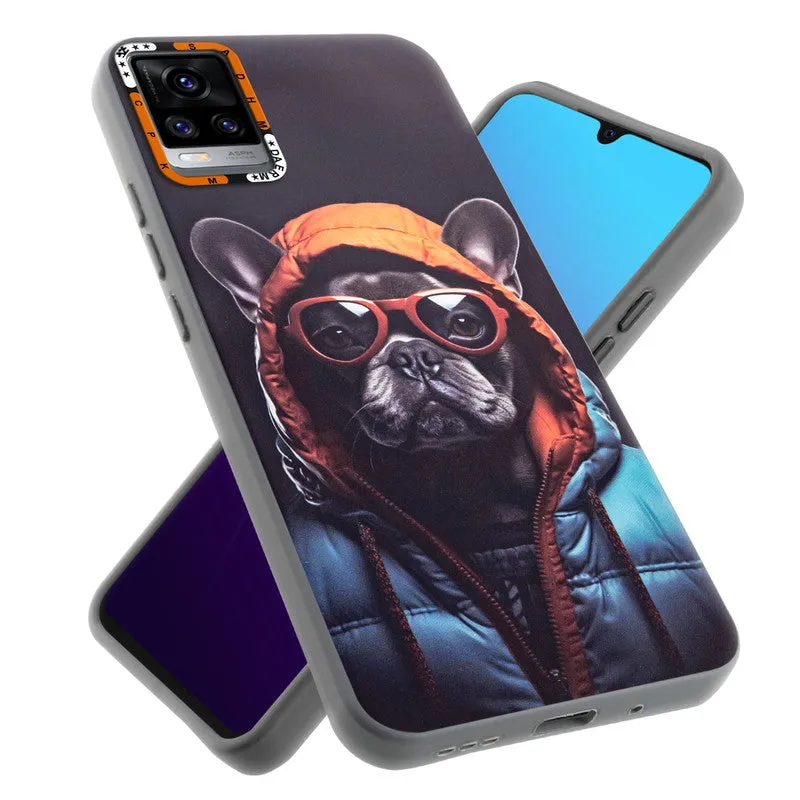 Dark Elegant Wild Creatures Printed Back Cases For Vivo V20